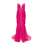 Abito cecilia con scollo a cuore in rosa Maria lucia hohan - donna 