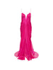 Cecilia dress with sweetheart neckline in pink Maria Lucia Hohan - women