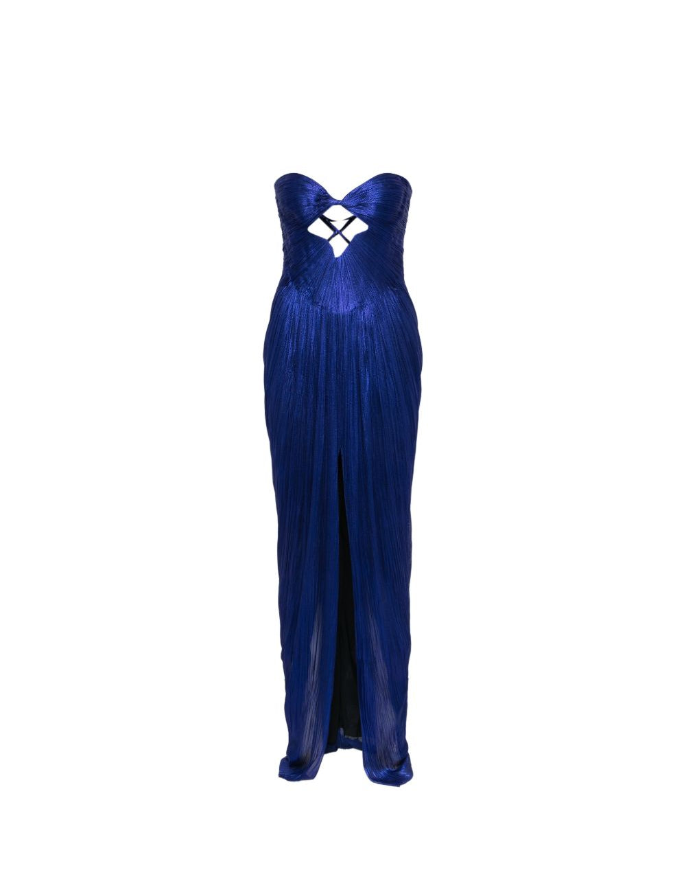 Abito maxi con cut-out stephanie in blu Maria lucia hohan - donna 