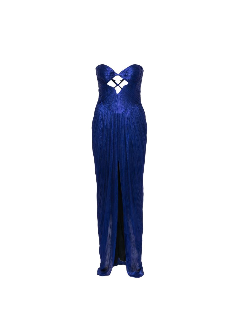 Abito maxi con cut-out stephanie in blu Maria lucia hohan - donna 
