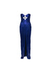 Abito maxi con cut-out stephanie in blu Maria lucia hohan - donna