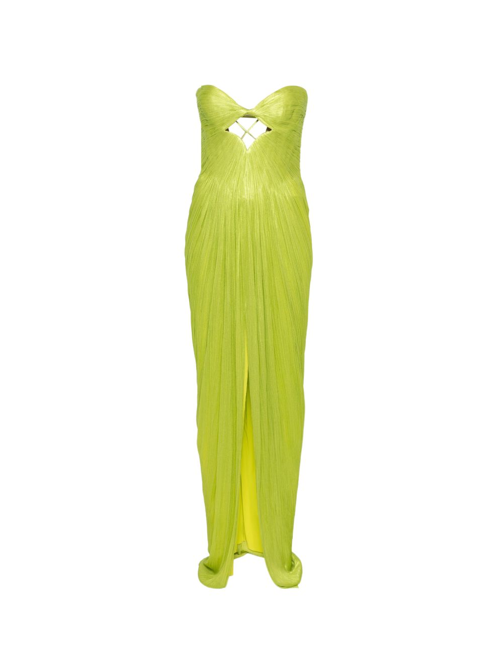 Abito maxi stephanie con cut-out in blu Maria lucia hohan - donna 
