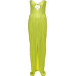Abito maxi stephanie con cut-out in blu Maria lucia hohan - donna 