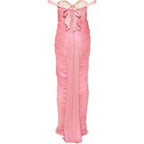 Abito susie con scollo a cuore in rosa Maria lucia hohan - donna 