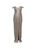 Abito susie con scollo a cuore in argento Maria lucia hohan - donna