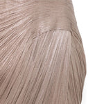 Abito midi senza spalline ruby in beige Maria lucia hohan - donna 