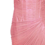 Abito midi senza spalline ruby in rosa Maria lucia hohan - donna 