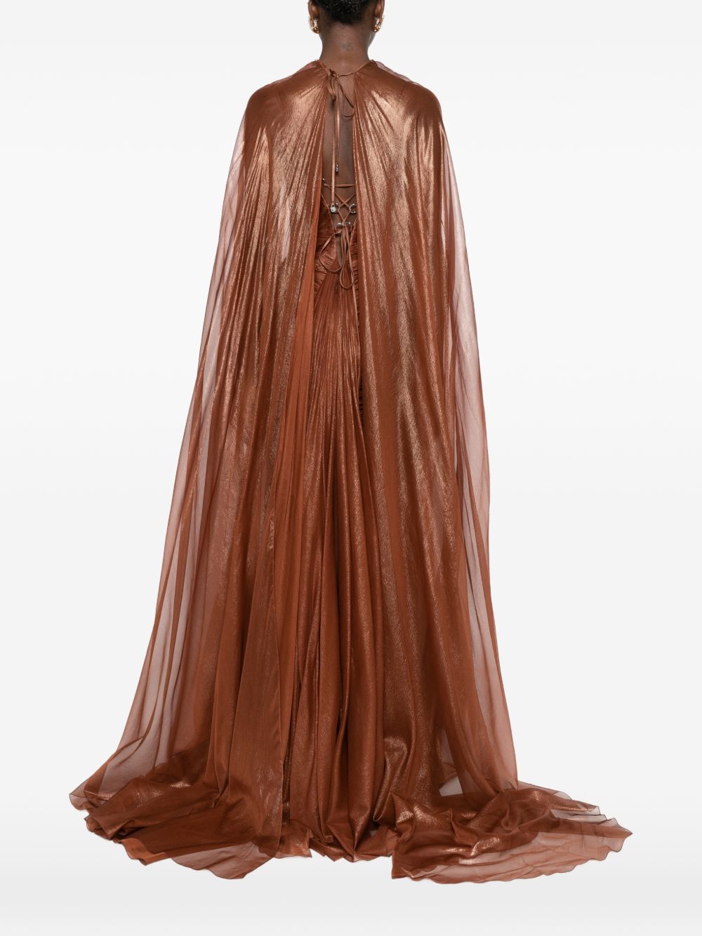 Cape celestina in marrone Maria lucia hohan - donna 