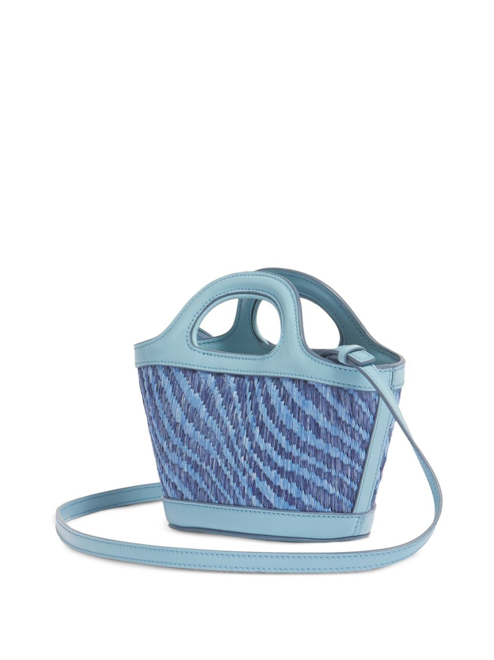 Borsa con logo tropicalia in celeste Marni - donna 