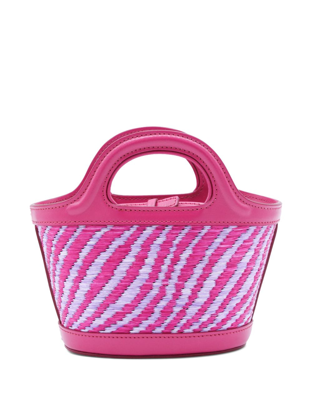 Borsa con logo tropicalia in rosa Marni - donna 