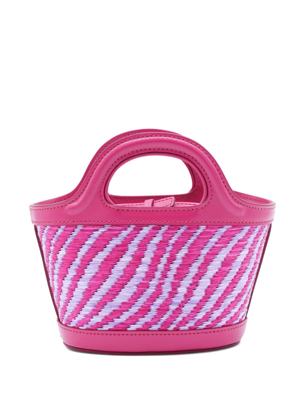 Borsa con logo tropicalia in rosa Marni - donna 