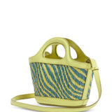 Borsa con logo tropicalia in giallo Marni - donna 