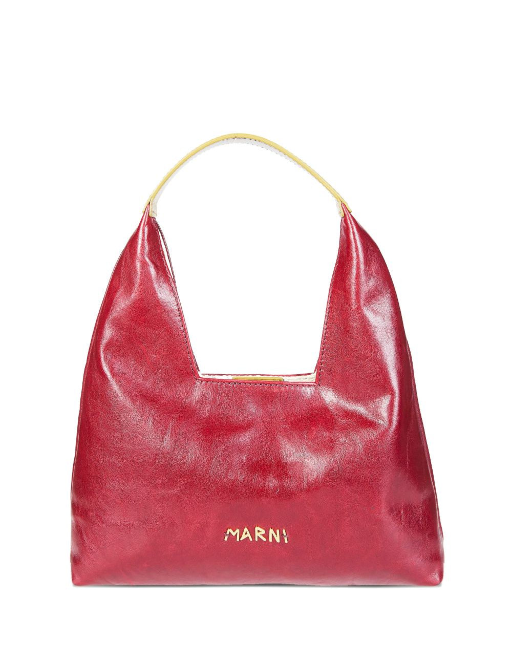 Borsa a mano Trapeze mini in rosso Marni - donna 