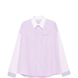 Camicia con logo in lilla Marni - uomo 