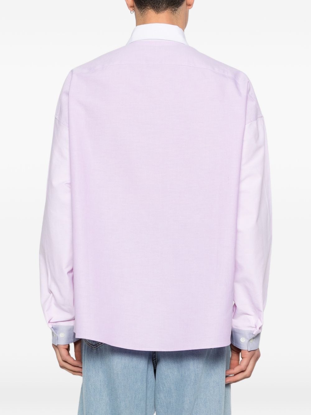 Camicia con logo in lilla Marni - uomo 
