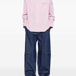 Camicia a maniche lughe in rosa Marni - uomo 