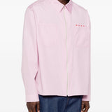 Camicia a maniche lughe in rosa Marni - uomo 