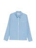 Camicia con zip a maniche lunghe in blu Marni - uomo