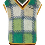 Gilet con scollo a V in verde Marni - uomo 