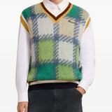 Gilet con scollo a V in verde Marni - uomo 