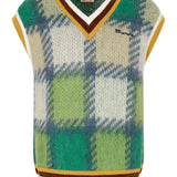 Gilet con scollo a V in verde Marni - uomo 