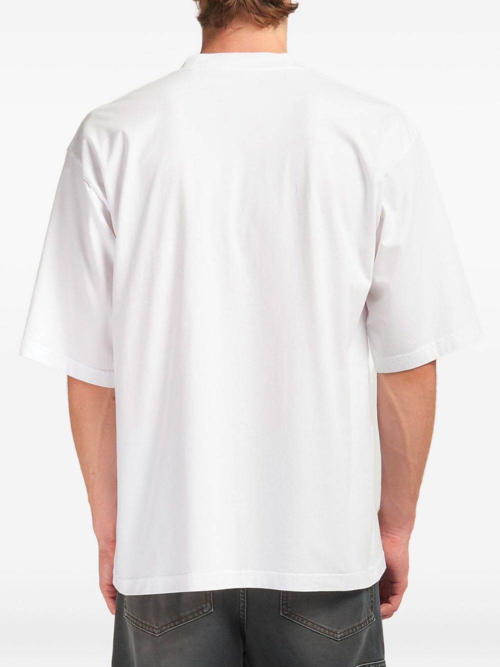 T-shirt con logo in bianco Marni - uomo 