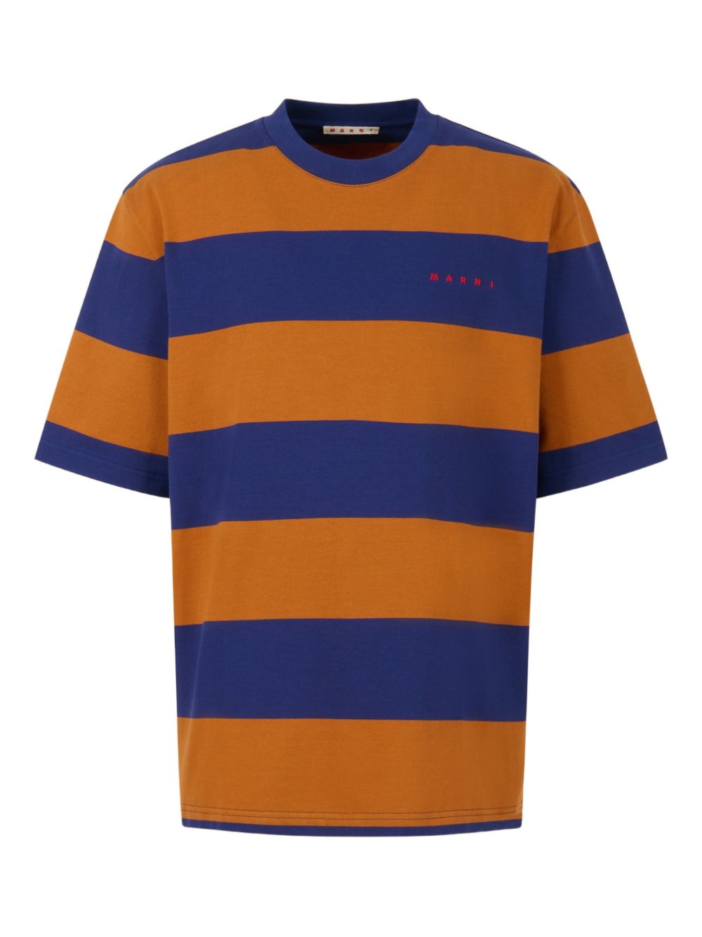 T-shirt a righe in bianco Marni - uomo 