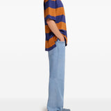 T-shirt a righe in bianco Marni - uomo 