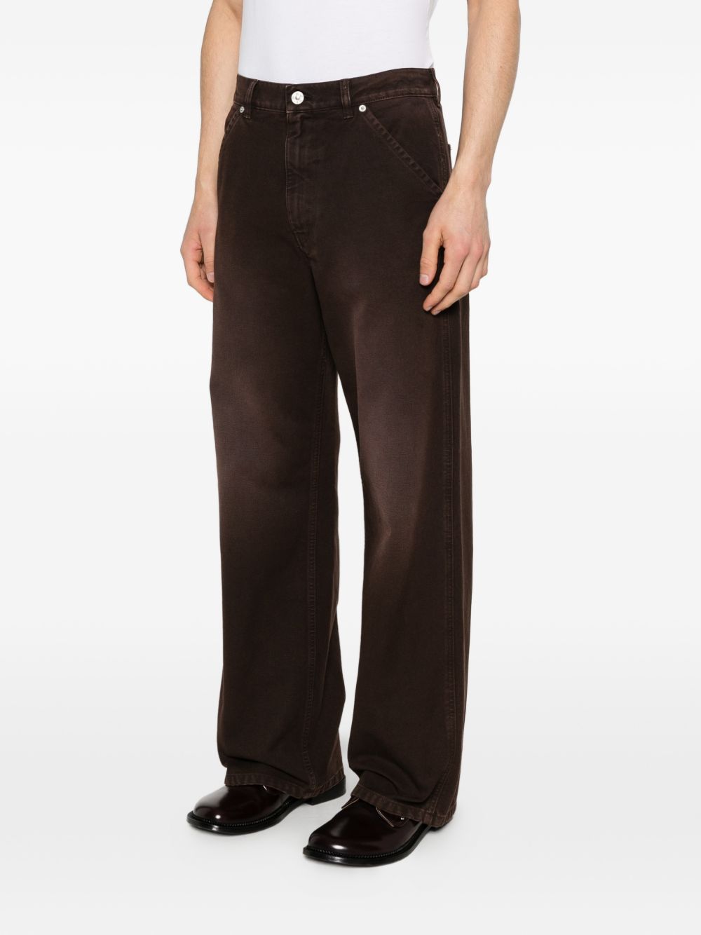 Pantaloni con tasche in marrone Marni - uomo 