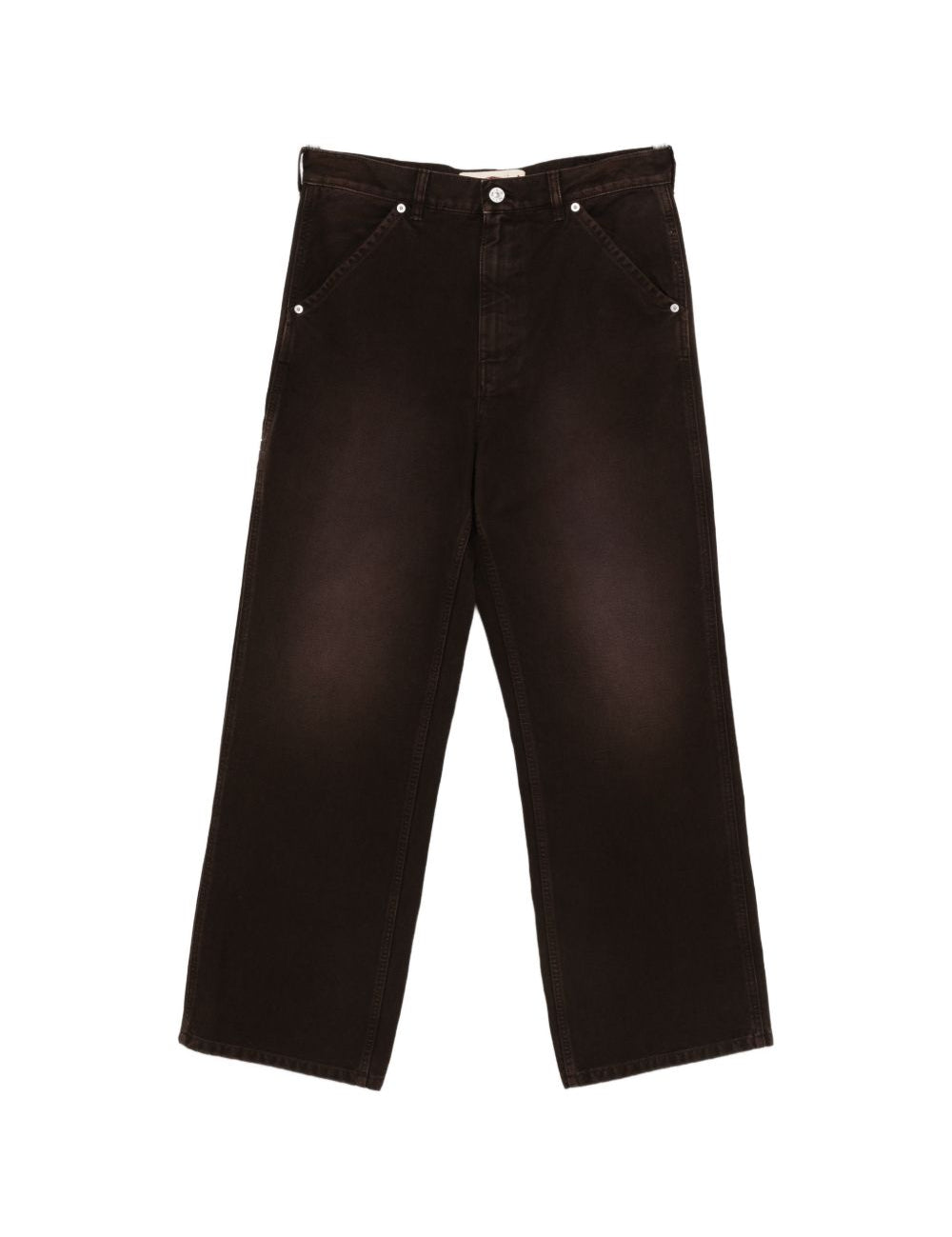 Pantaloni con tasche in marrone Marni - uomo 
