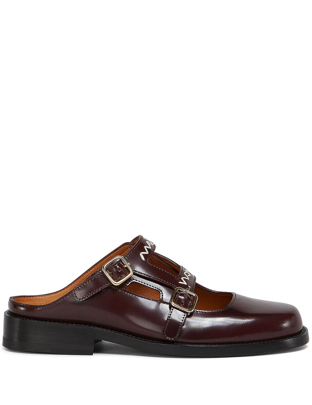 Mules slip-on in bordeaux Marni - donna 