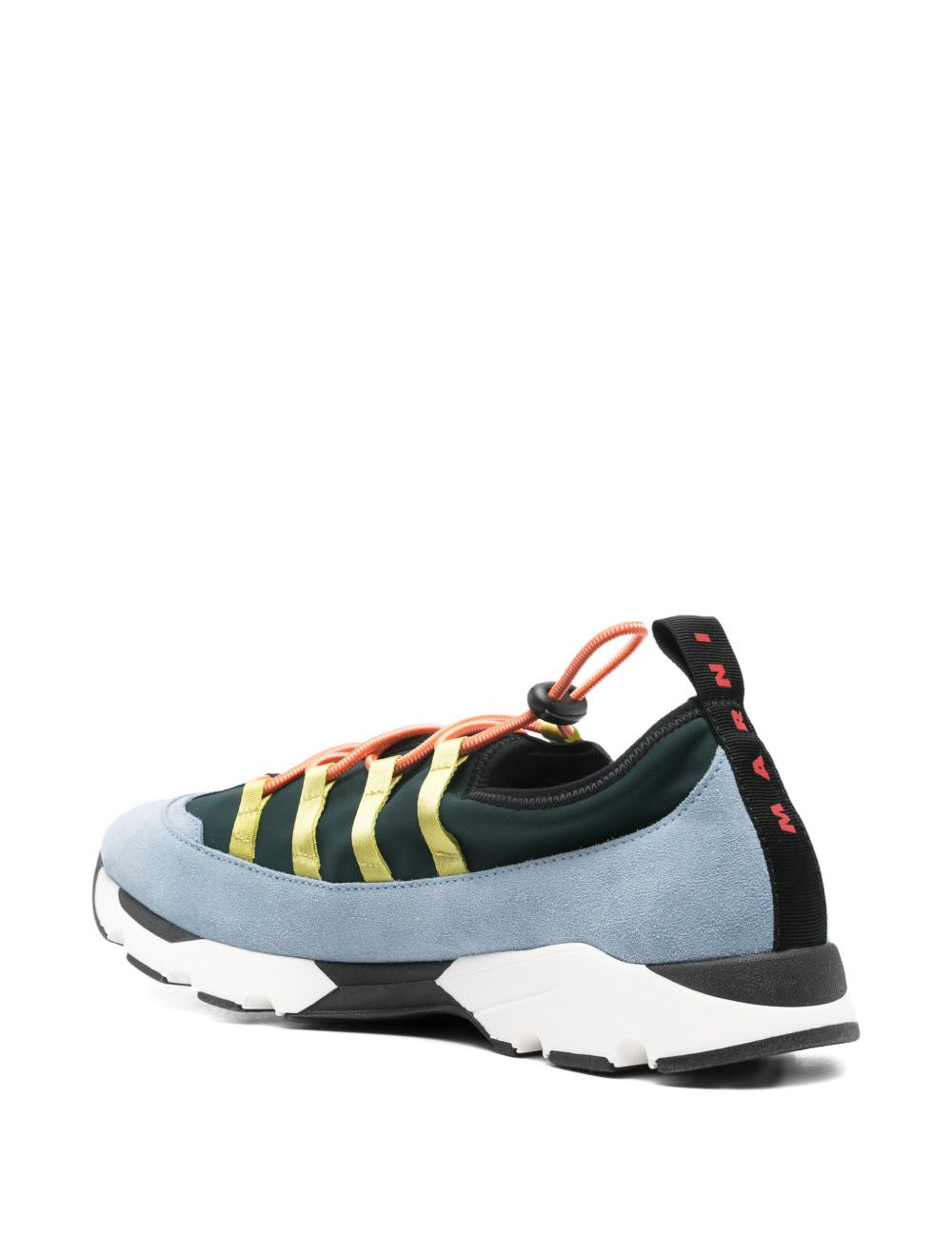 Sneakers running con lacci in lycra multicolore Marni - uomo 