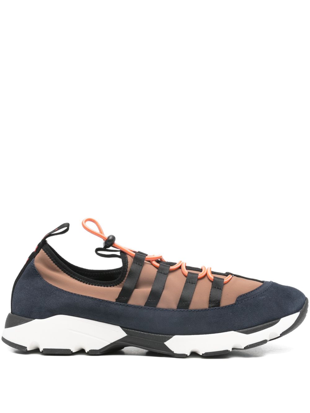 Sneakers running con lacci in lycra multicolore Marni - uomo 