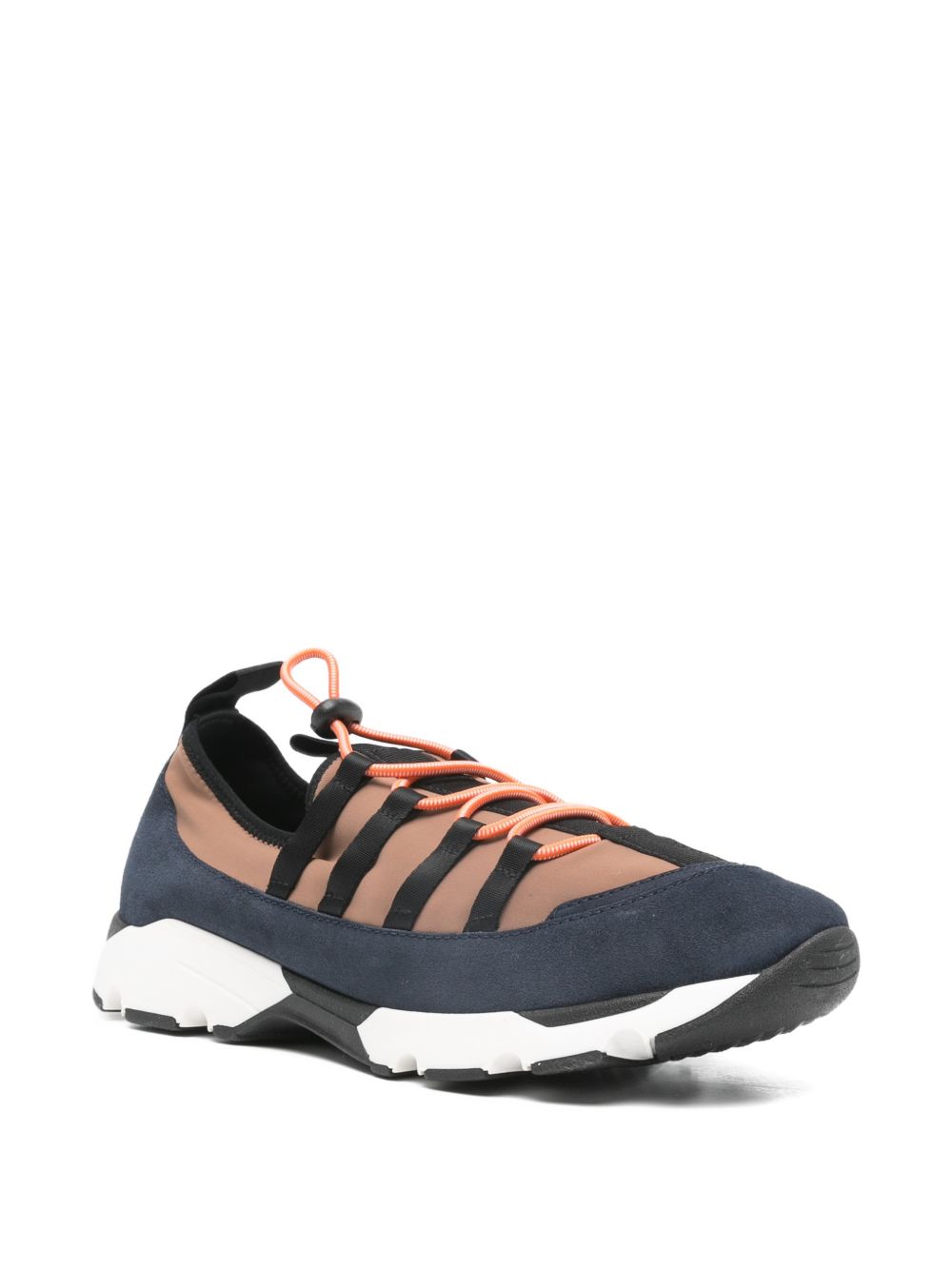 Sneakers running con lacci in lycra multicolore Marni - uomo 