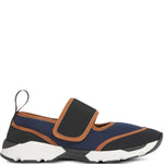 Sneakers con design a pannelli in blu Marni - donna 