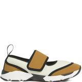 Sneakers con design a pannelli in beige Marni - donna 