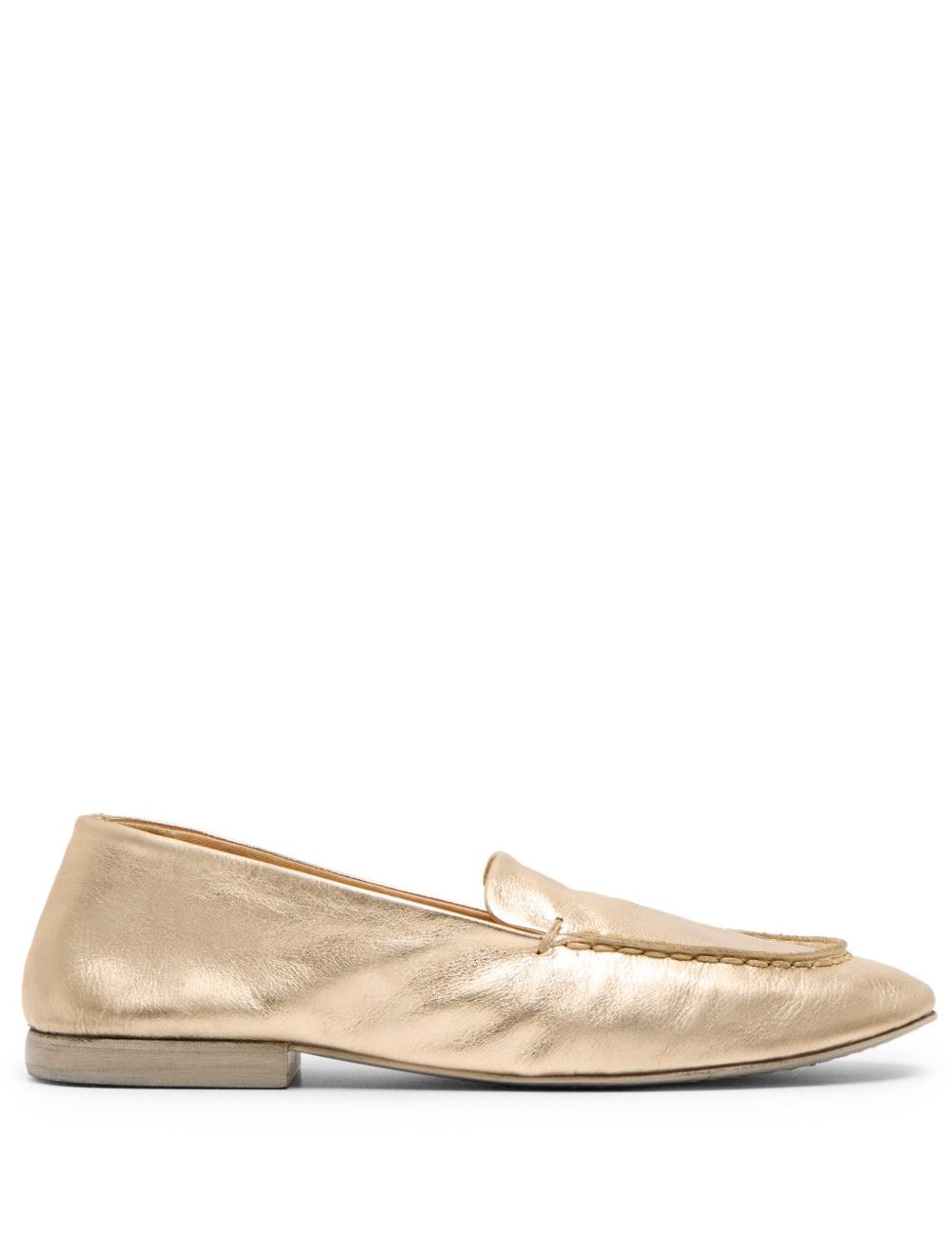 Mocassini in pelle in oro Marsell - donna 