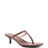 Sandali infradito effetto coccodrillo in marrone Marsell - donna 