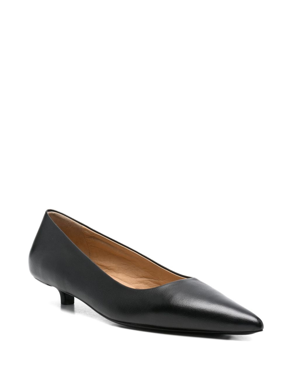 Decollete a punta spino in nero Marsell - donna 