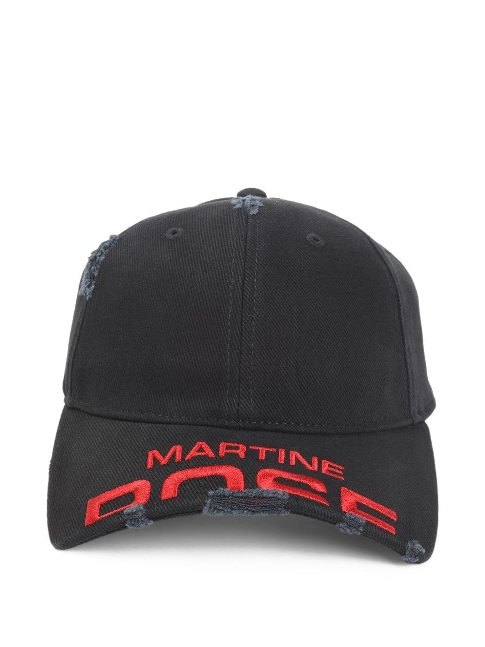 Cappellino da baseball in nero Martine rose - uomo 