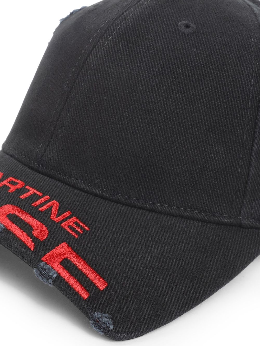 Cappellino da baseball in nero Martine rose - uomo 