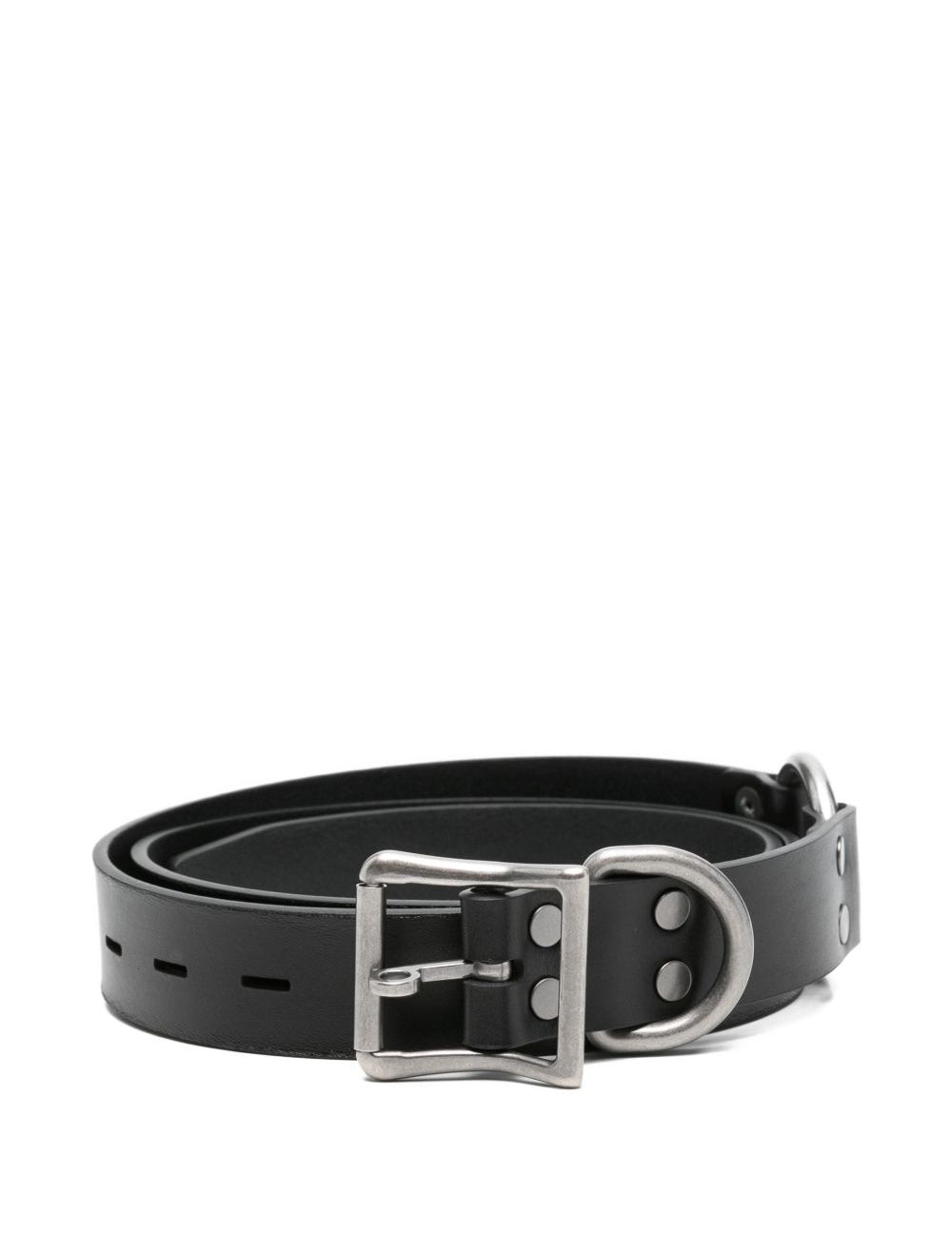 Cintura con fibbia in nero Martine rose - uomo 