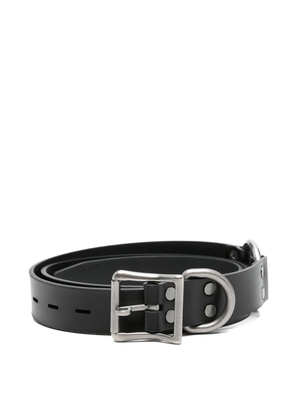 Cintura con fibbia in nero Martine rose - uomo 