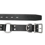 Cintura con fibbia in nero Martine rose - uomo 