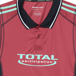 Canotta con stampa logo in borgogna Martine rose - unisex 