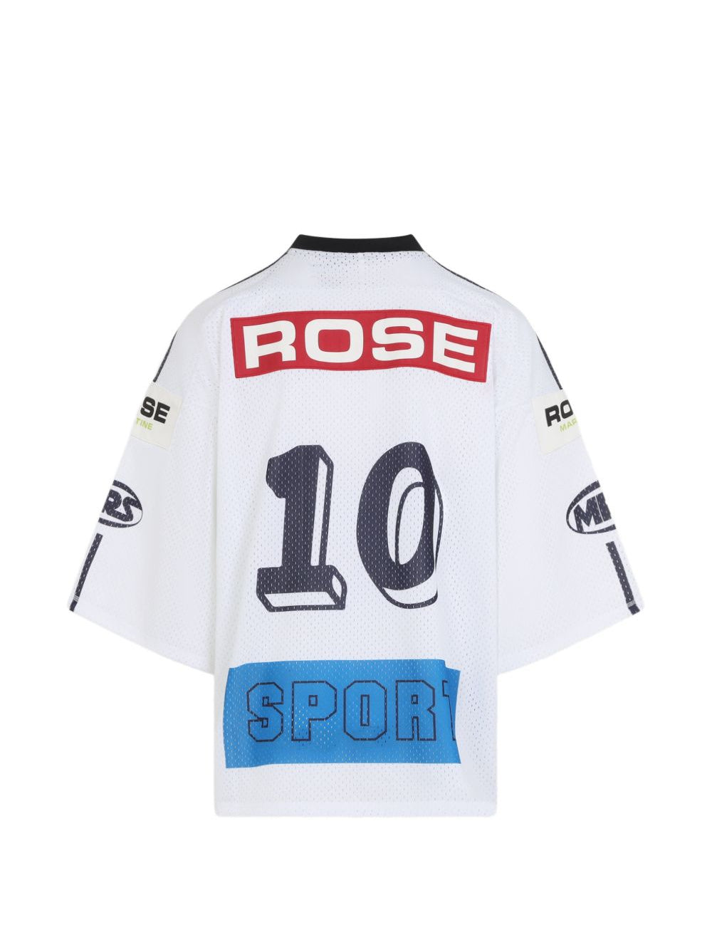 T-shirt da hockey  oversize in bianco Martine rose - unisex 