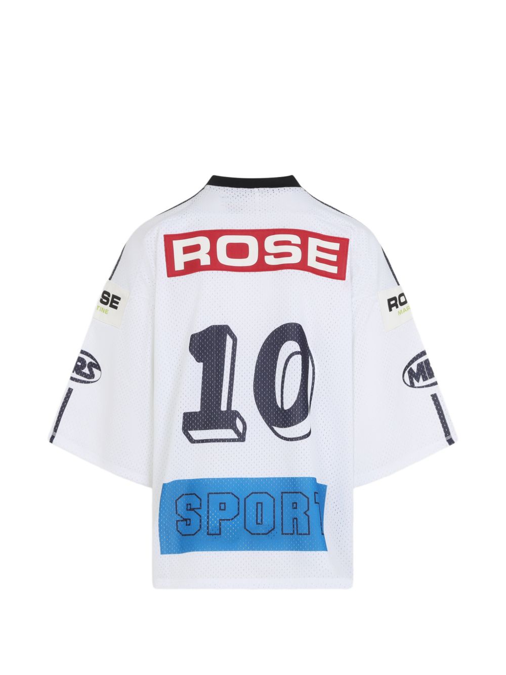 T-shirt da hockey  oversize in bianco Martine rose - unisex 