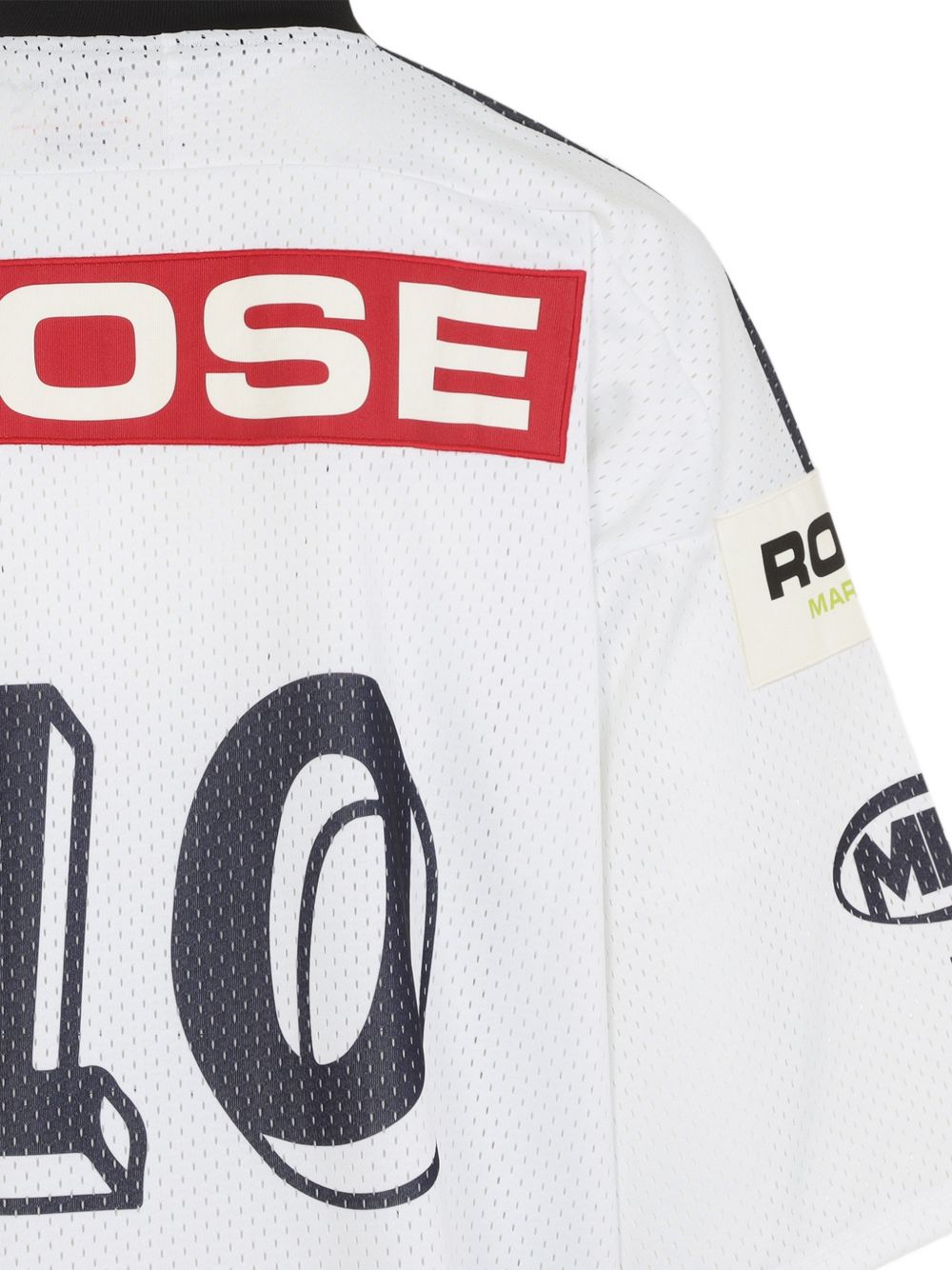 T-shirt da hockey  oversize in bianco Martine rose - unisex 