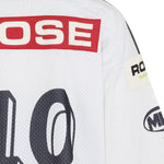 T-shirt da hockey  oversize in bianco Martine rose - unisex 