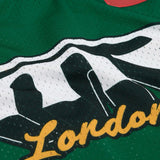 T-shirt con scollo a v in verde Martine rose - uomo 